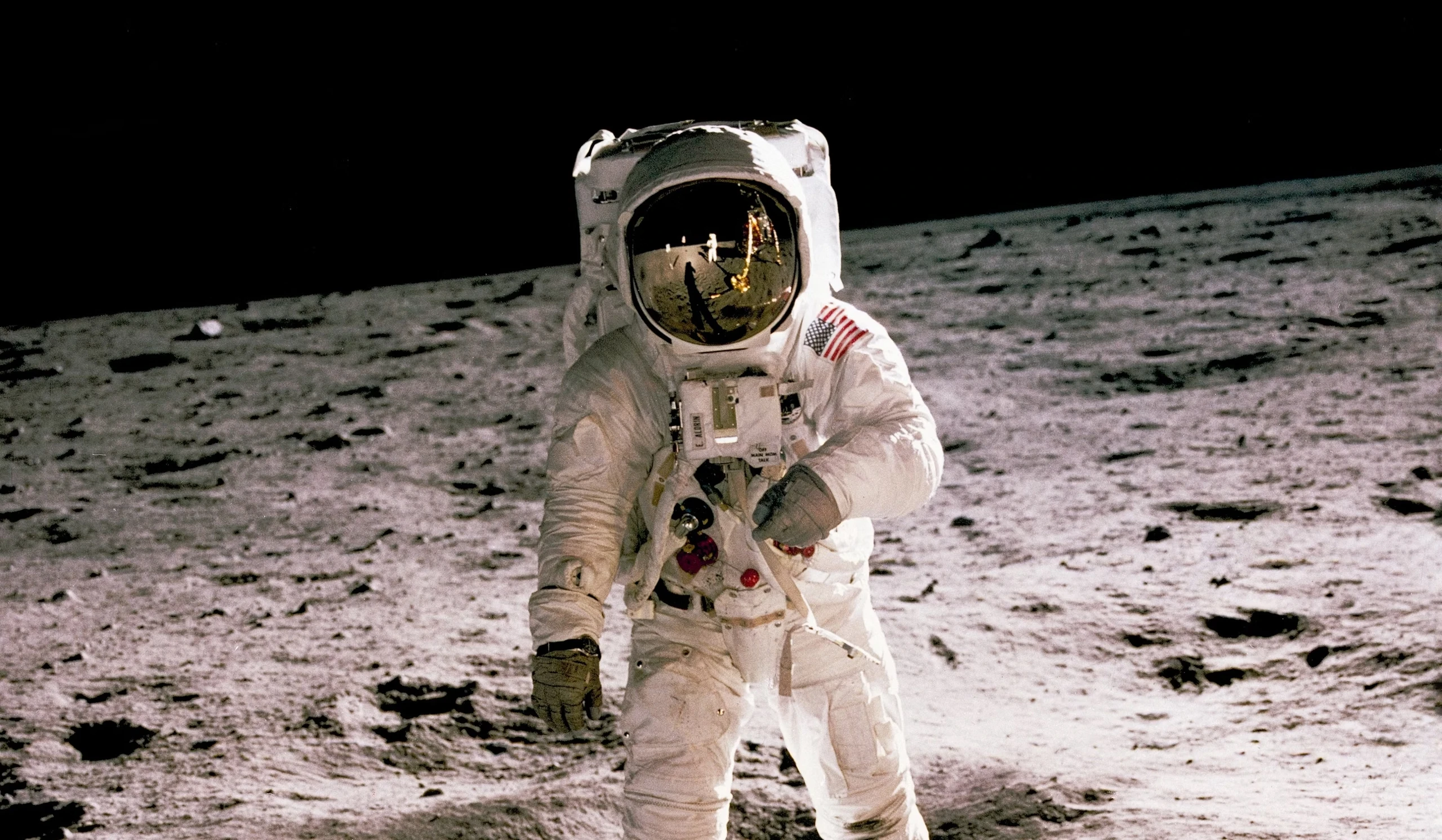Astronaut on the moon